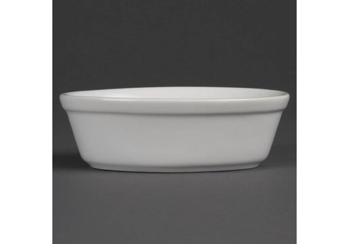  Olympia Porcelain oval cake serving dish | 6 pieces 