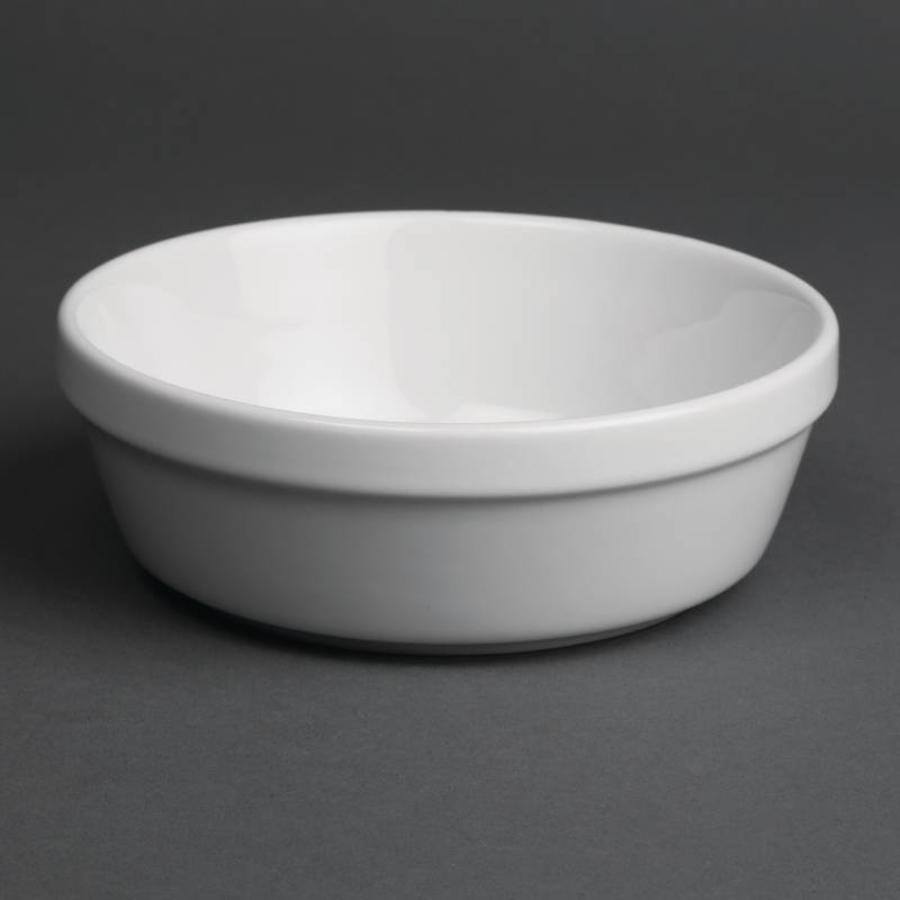 Bol de service à muffins en porcelaine | 6 pièces