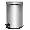 HorecaTraders Stainless Steel Waste Bin with Pedal | 5 l