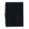 Securit Black Elegant Wine Card Folder | 8 Sides