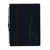 Securit Black Elegant Wine List Folder | 8 Sides