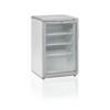 HorecaTraders Bar fridge White | Glass Door | 92 liters | Led Lighting | 503x567x (H) 775mm
