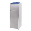 Casselin Poubelle de restauration rapide | acier inoxydable | 110 litres | (h) 125 cm
