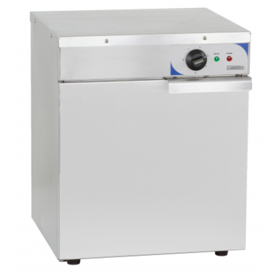 Chauffe-plat à double paroi | acier inoxydable | Max. 30 assiettes | Ø 330mm