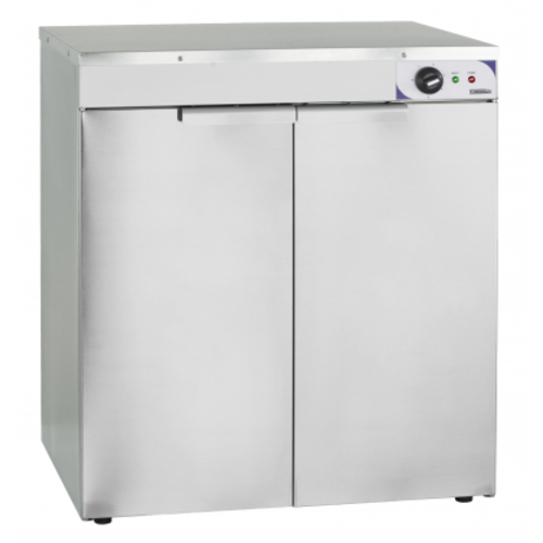  Casselin RVS dubbelwandige bordenwarmer | 2 deurs | 120 borden 