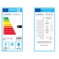 Établi de refroidissement | 5 portes | 3070x600x(h)1034 mm
