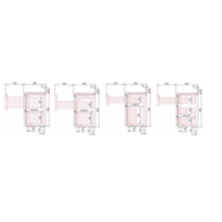 Refrigerated workbench | 5 doors | 3070x600x (h) 1034 mm