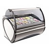 Oscartielle Ice Cream Display Case with Forced Air Circulation | 18 Trays