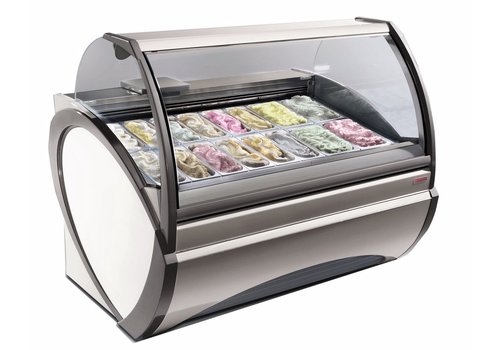  Oscartielle Ice Cream Display Case with Forced Air Circulation | 18 Trays 