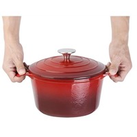 Ronde Braadpan Rood 3,2ltr | Ø20,5cm