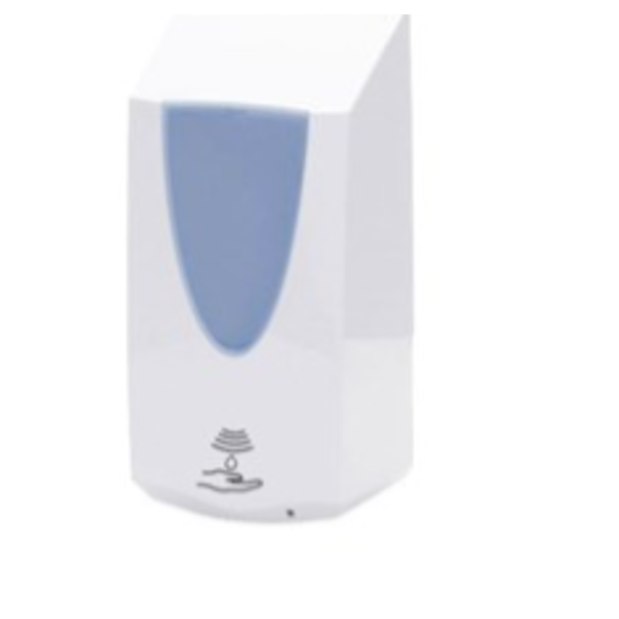 Electronic gel and soap dispensers white