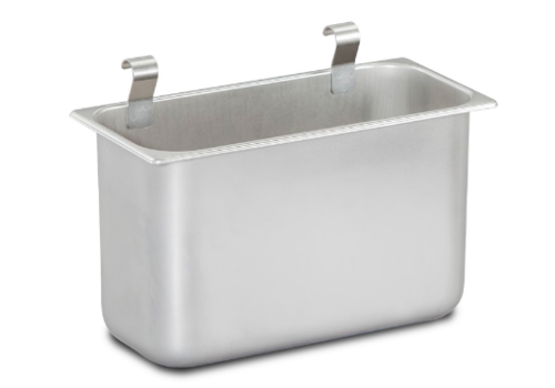  Hupfer acier inoxydable | Poubelle pour chariot de service | 42x20,5 cm 