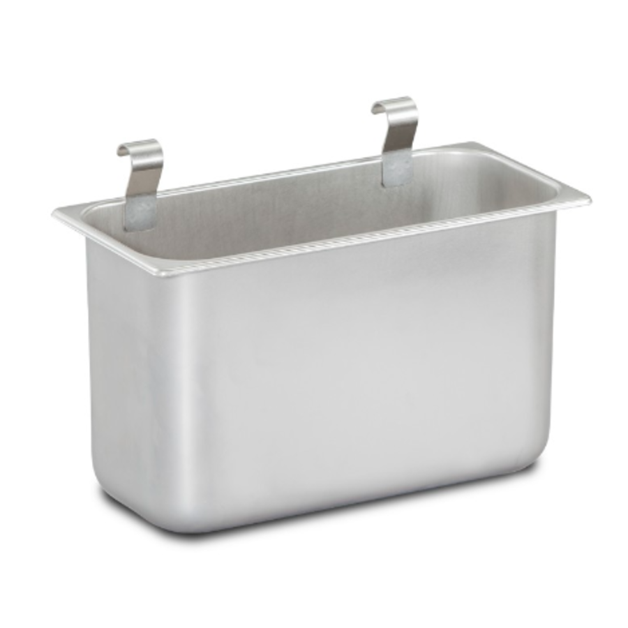 acier inoxydable | Poubelle pour chariot de service | 42x20,5 cm