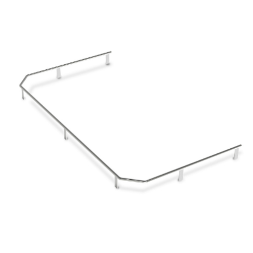  Hupfer Edelstahl | Galerie für Servierwagen 