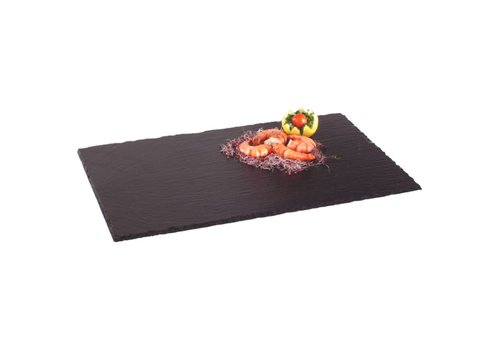  HorecaTraders Assiette de service en ardoise GN 1/1 