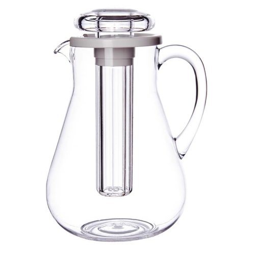  HorecaTraders Polycarbonate pitcher with ice cube element, 3 l 