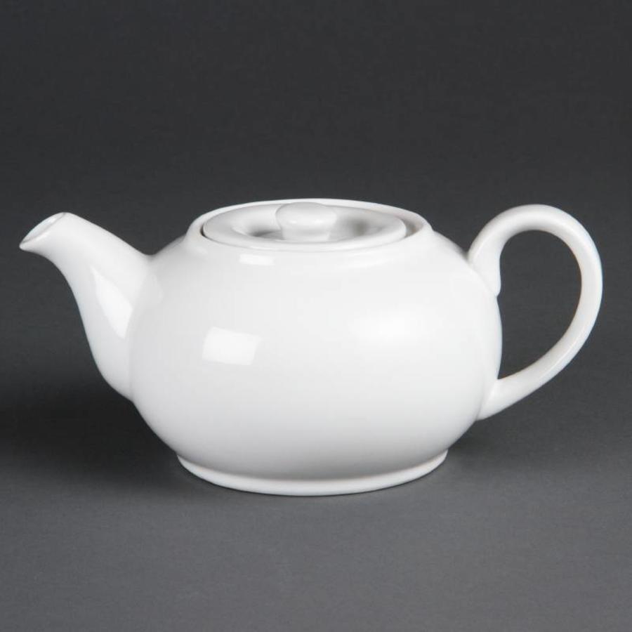 White porcelain teapot 42.6 cl (4 pieces)