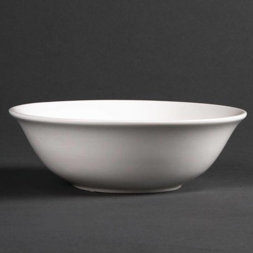  HorecaTraders White porcelain dessert bowls | 16cm (6 Pieces) 