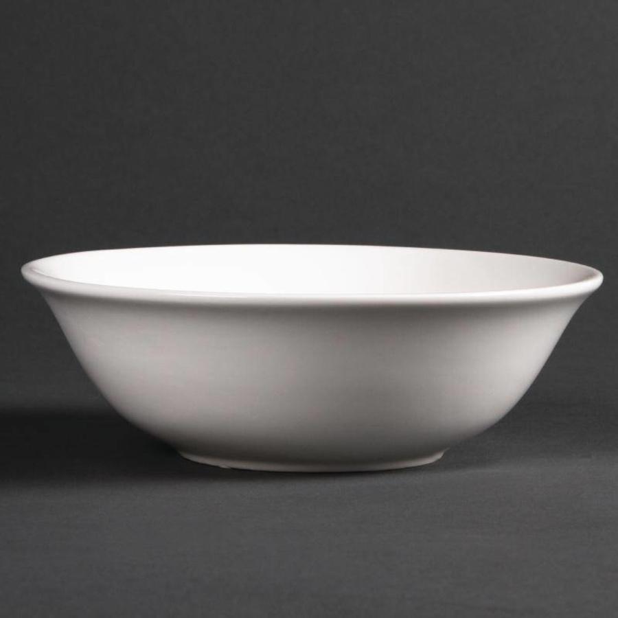 White porcelain dessert bowls | 16 cm (6 pieces)
