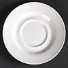 HorecaTraders Plat en porcelaine blanc 16 cm (6 pièces)
