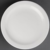 Athena Assiette en porcelaine à bord étroit | 28 cm (6 pièces)
