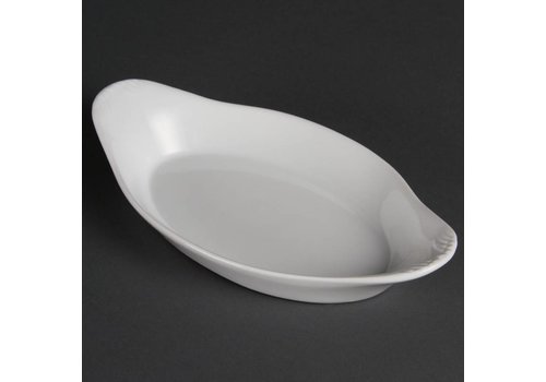  Olympia Plat à gratin ovale en porcelaine | pièces 6 