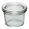 APS Glazen potten met deksel, 80 ml (12 stuks)