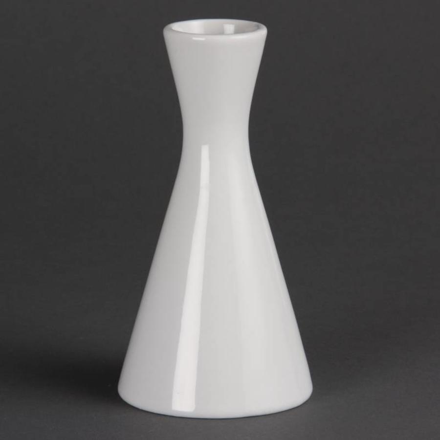 Vase en porcelaine blanche 14CM | 6 pièces