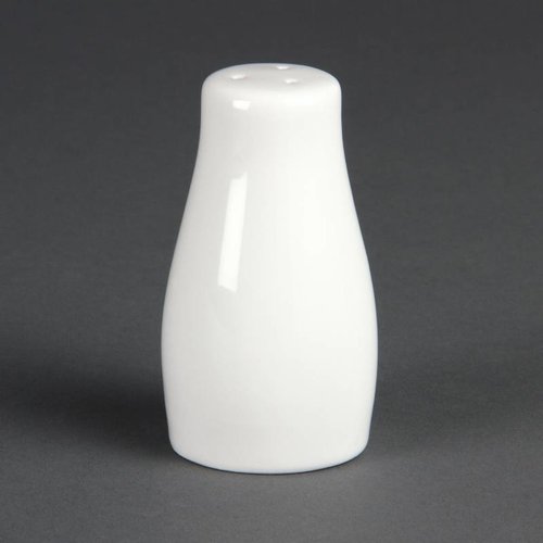  Olympia Salt Shaker Porcelain White 9cm | 12 pieces 