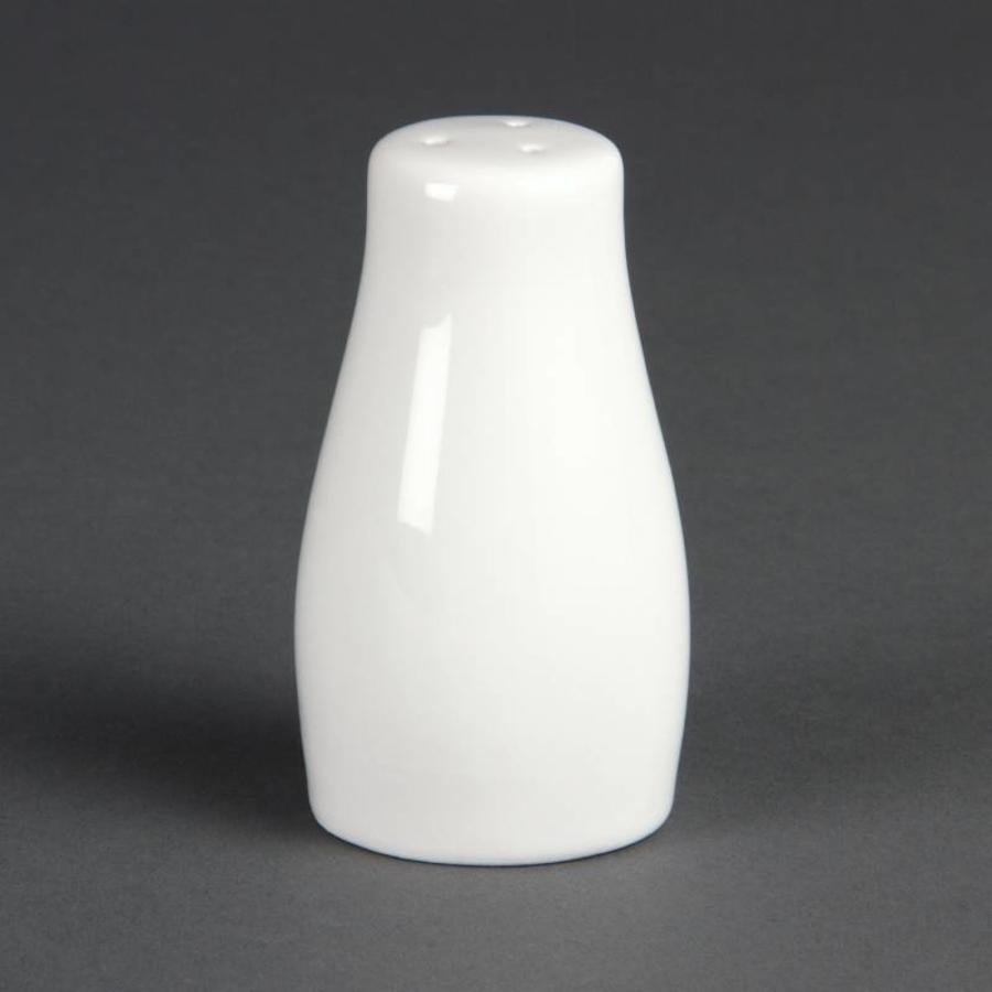 Salt Shaker Porcelain White 9cm | 12 pieces