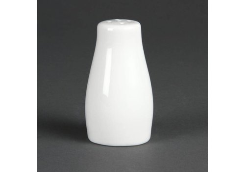  Olympia Pepper Shaker White Porcelain 9cm | 12 pieces 