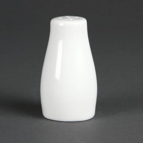  Olympia Pepper Shaker White Porcelain 9cm | 12 pieces 