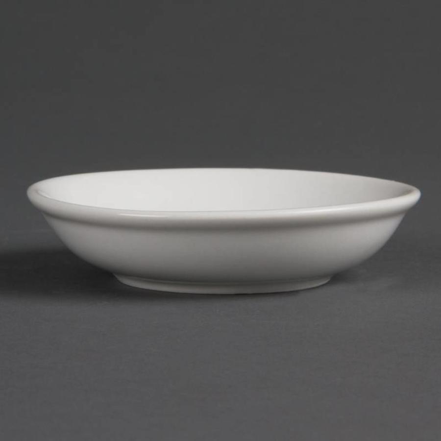 Soßenschalen aus Porzellan 10 cm | 12 Stück