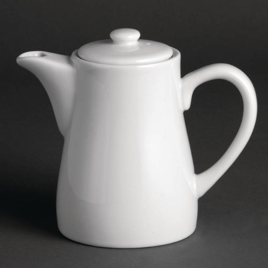 Cafetière en porcelaine blanche 30 cl. (4 pièces)