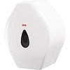 Jantex Jumbo toilet roll dispenser plastic white
