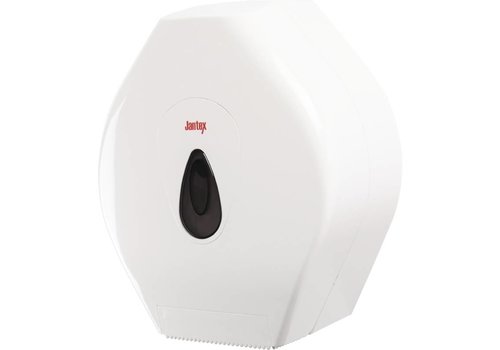  Jantex Distributeur de papier toilette géant en plastique blanc 