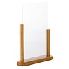 HorecaTraders Teak Menu Card Holder | 2 Sizes