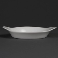 White porcelain serving plates | 6 pieces