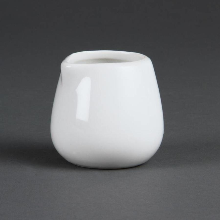 Small porcelain milk jug 9 cl (Pieces 12)