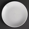 Olympia White plate porcelain round 15 cm (12 pieces)