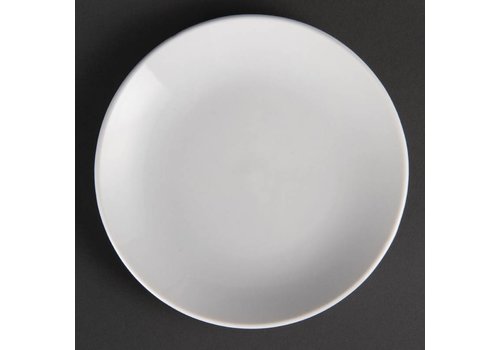  Olympia Assiette ronde en porcelaine blanche 15 cm (12 pièces) 