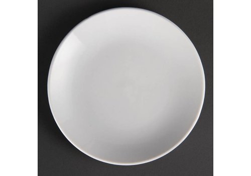  Olympia White plate porcelain round 15 cm (12 pieces) 