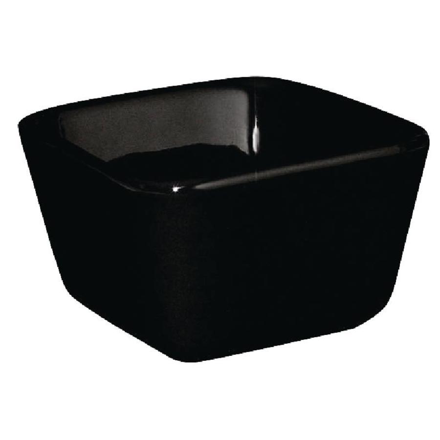Mini-Servierschüsseln hoch, schwarz | 12 Stück