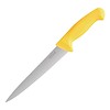 Vogue Soft Grip filleting knife yellow | 20 cm