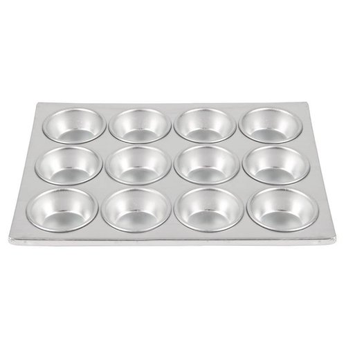  HorecaTraders Horeaca aluminium muffinbakvorm | 12 muffins 