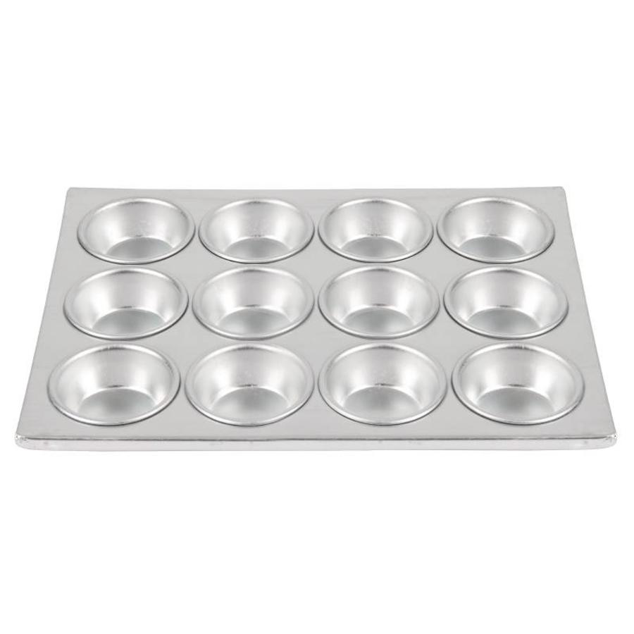 Horeaca aluminium muffinbakvorm | 12 muffins