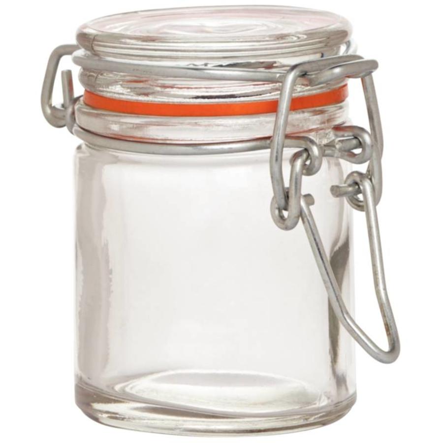 Glass mini canning jar, 6 cm, 50 ml (12 pieces)