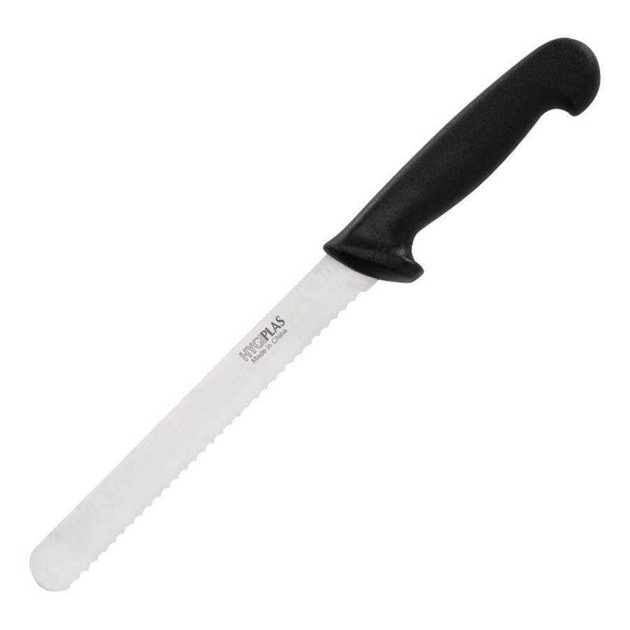 Couteau à pain professionnel noir 20,5 cm
