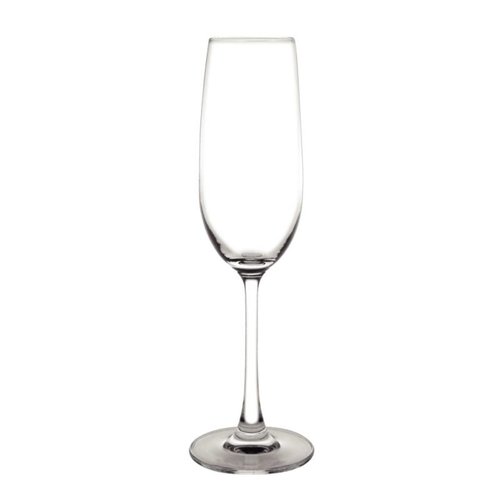  HorecaTraders Kristall-Sektflöten, 215 ml (6 Stück) 