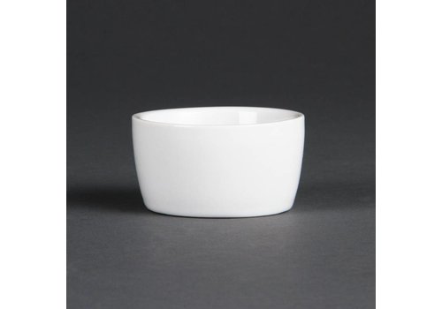  Olympia Beurriers en porcelaine blanche (12 pièces) 